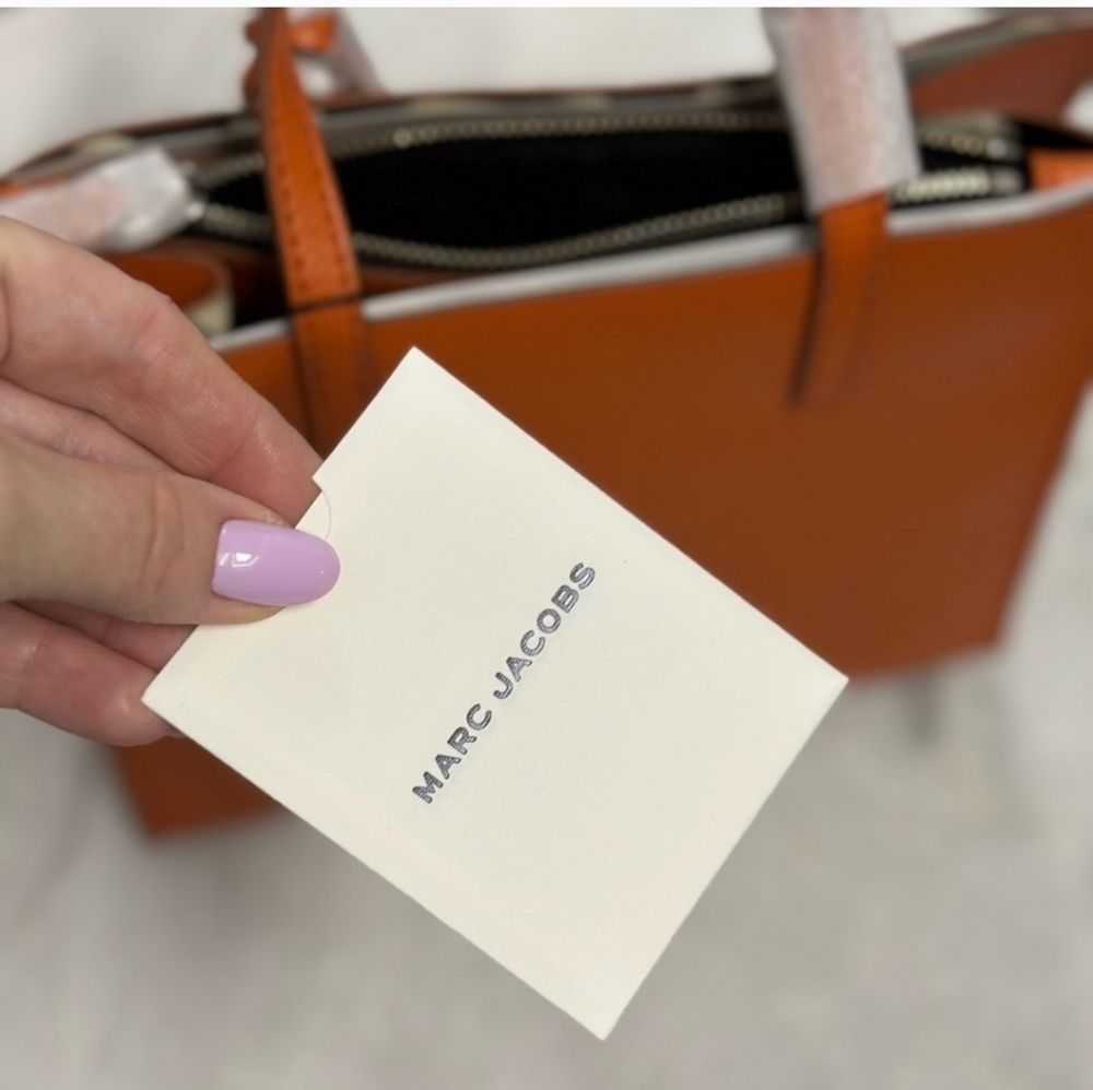 NWT Marc Jacobs tote bag in citrus - Picture 7 of 10